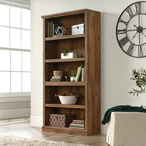 5 Tier Book Shelf Wooden Bookcase Multipurpose Bookshelf for Home Office