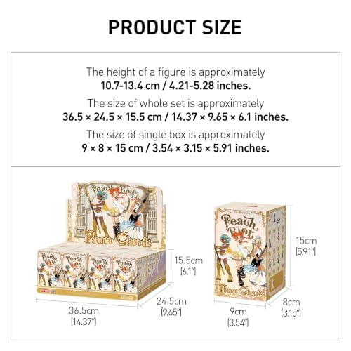 Peach Riot Power Chords Series Blind Box Figures (12 Count)