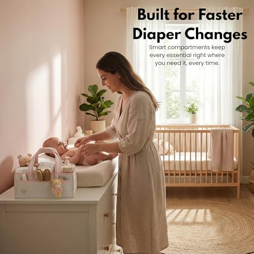 Baby Diaper Caddy Organizer