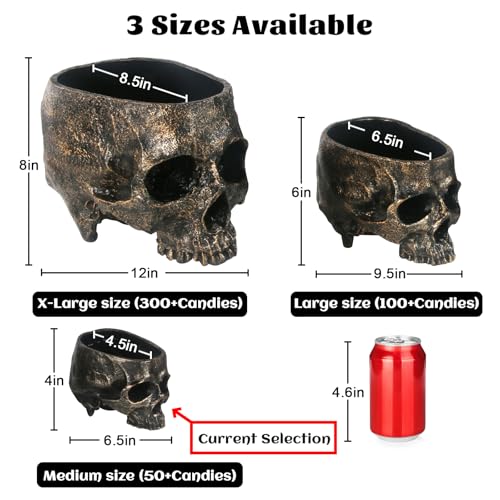 Halloween Skull Candy Bowl