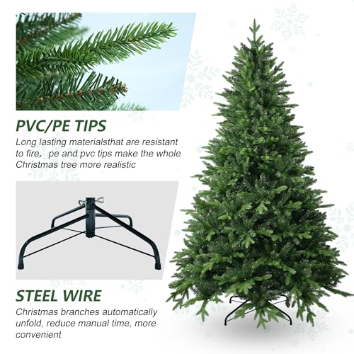 6FT Unlit Artificial Christmas Tree