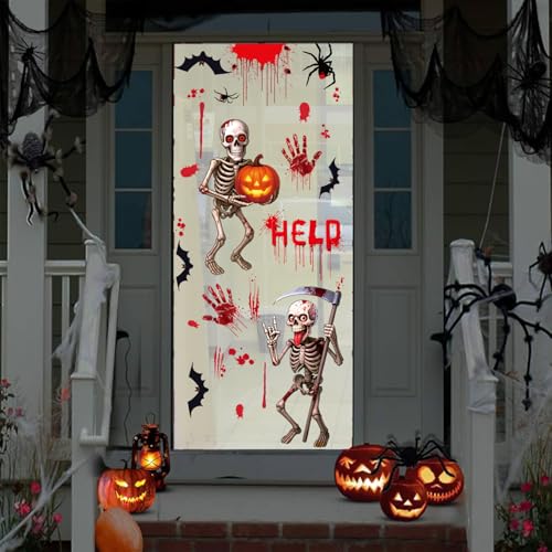 Halloween Window Clings Decorations (4 Count)