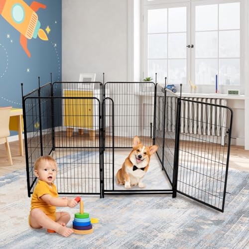 Dog Fence Outdoor for Yard (72 Sq Ft)
