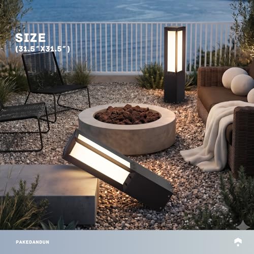 31.5" Outdoor Solar Lanterns Waterproof IP65