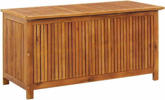 vidaXL Outdoor Storage Box - Wooden Deck Cabinet for Patio/Garden with Water-Resistant Lining, Farmhouse Style - HavenBliss Decor