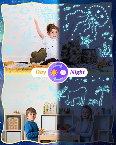 201 Pcs Glow in The Dark Stars Stickers for Ceiling (201 Count)