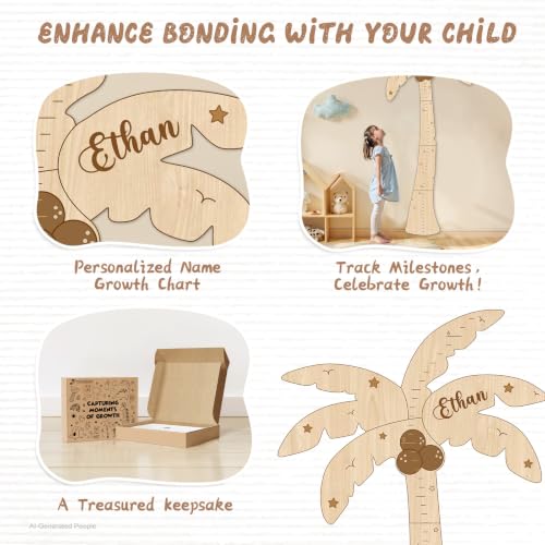 Personalized Name Kids Height Wall Chart