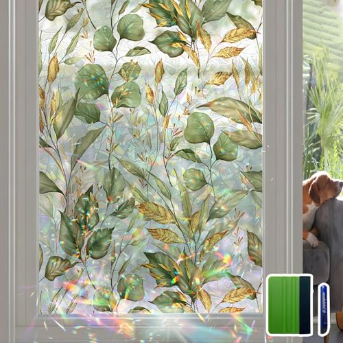 Rainbow Window Privacy Film with Tools (2080 sq inch)