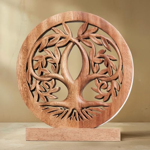 Wood Tree of Life Sculpture
