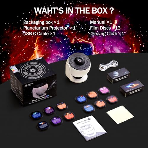 Galaxy Star Projector for Bedroom Ceiling Wall