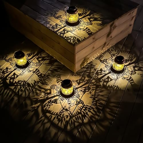 Gnomes Solar Lanterns Outdoor Waterproof