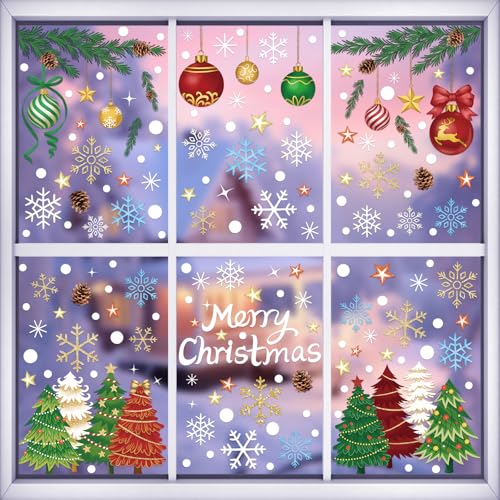 Merry Christmas Window Clings (173 Count)