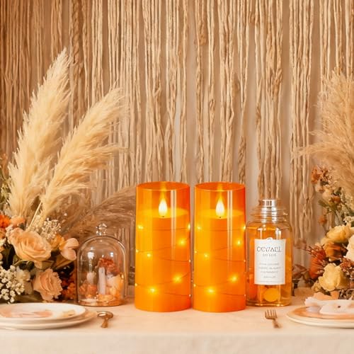 3"x6"Flickering Flameless Candles