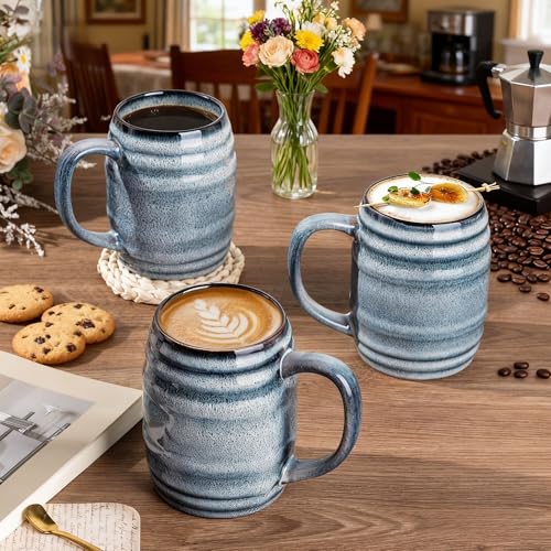 20oz Large Coffee Mugs Set of 4 (4 Count)