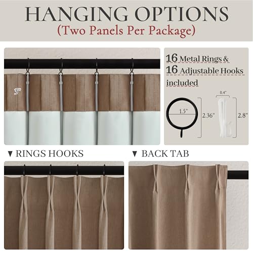 Primitive Curtain 108 Inch Long 2 Panels Burg (2 Count)