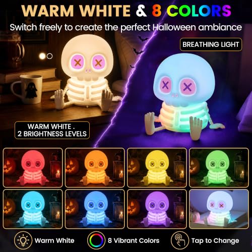 Skull Silicone Night Light
