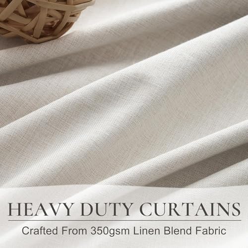 Curtains 60 Inch Length Extra Wide Pinch Pleated Black Out 84 Inch Long for Living Room