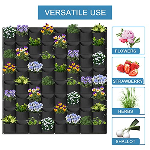 64 Pockets Hanging Planter Bags