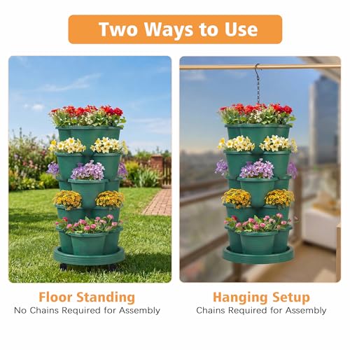 5 Tier Vertical Garden Planter (5 Count)
