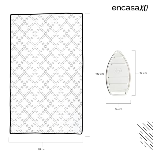 Ironing Mat Heat Resistant Pad 48"x28" White Tiles