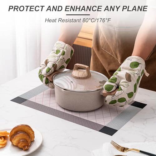 Placemats Set of 4 Washable Indoor (4 Count)