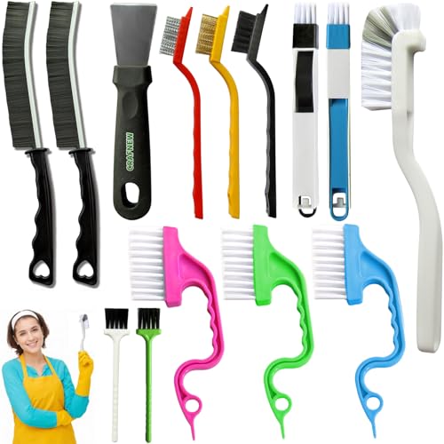 14Pcs Small Crevice Cleaning Brush Set (14 Count)