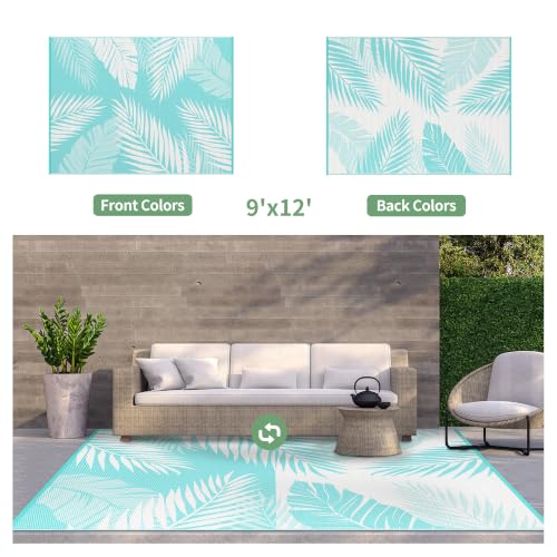 Outdoor Rug Waterproof Plastic Rugs for Patio