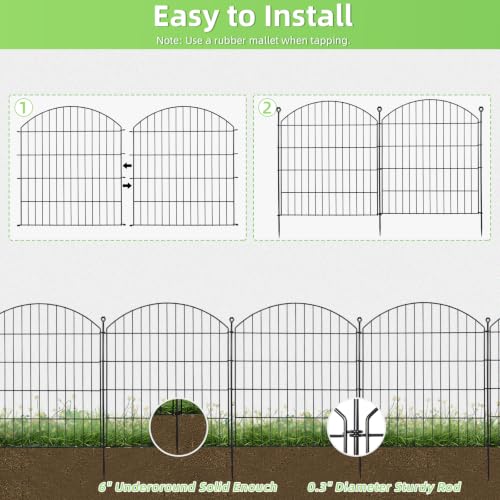 Decorative Garden Fence (17 Sq Ft)