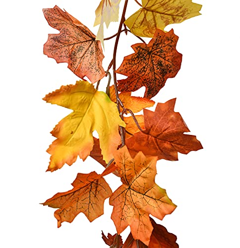 2 Pack Maple Leaves Fall Garland Clearance (11.8 Foot)