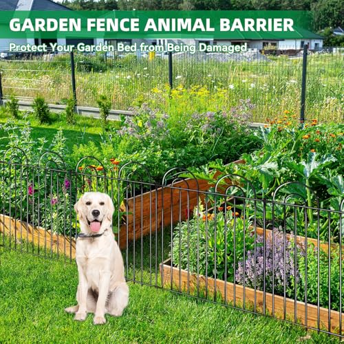 25 Panels No Dig Decorative Garden Fence