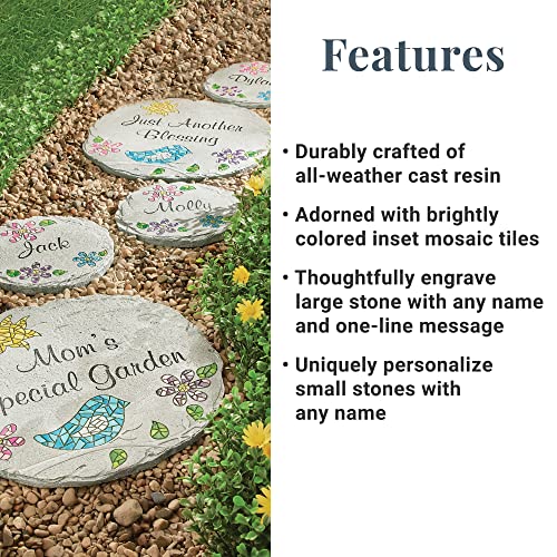 Personalized Mosaic Garden Stone