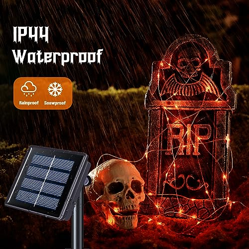 2 Pack Solar Halloween Lights (66 Foot)