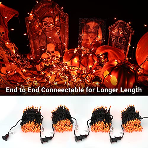 Orange Halloween Lights Outdoor (21.63 Foot)