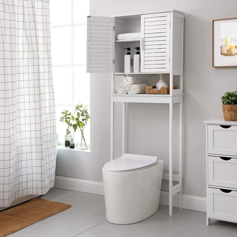 Bamboo Over The Toilet Storage Cabinet
