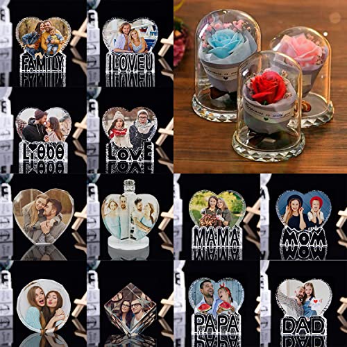 Personalized 3D Crystal Photo Gift with Family Photo