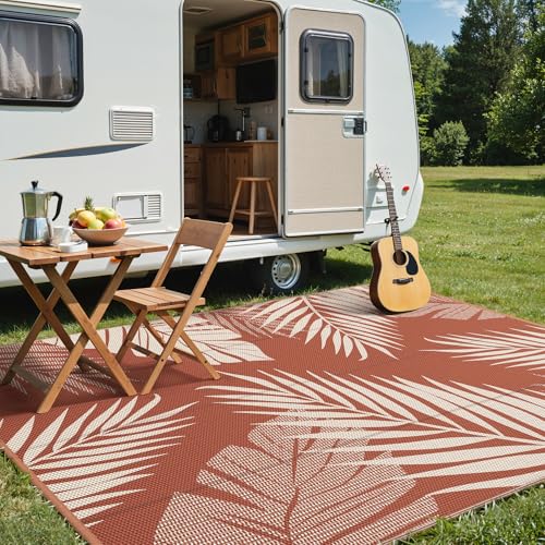 Outdoor Rug Waterproof Plastic Rugs for Patio (108 Sq Ft)
