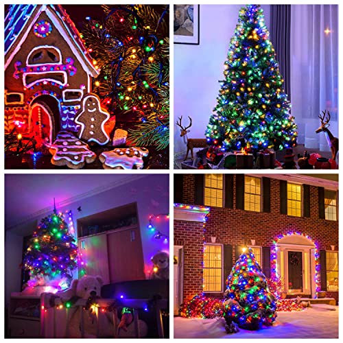 300 LED Multicolor Christmas Tree Lights Plug in