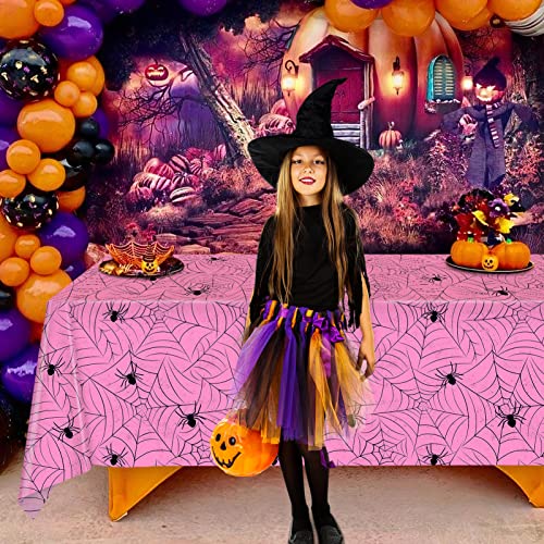 3 Pack Halloween Tablecloth Rectangular Table Halloween Party Decorations (3 Count)