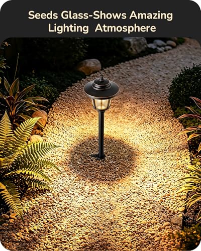 Low Voltage Landscape Lighting 12V 3W 120LM with Connectors 6 Pack (6 Count)