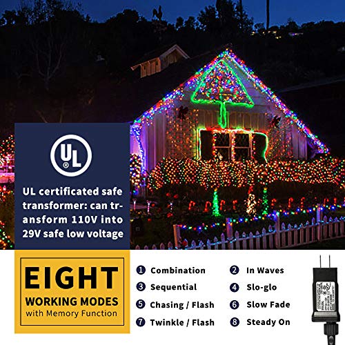 105ft 300 LED Christmas String Lights (105 Foot)