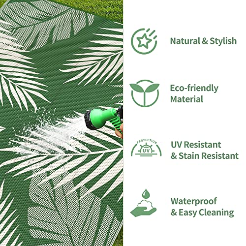 Outdoor Rug Waterproof Plastic Rugs for Patio
