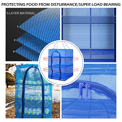 Drying Rack 4 Layers Folding Mesh
