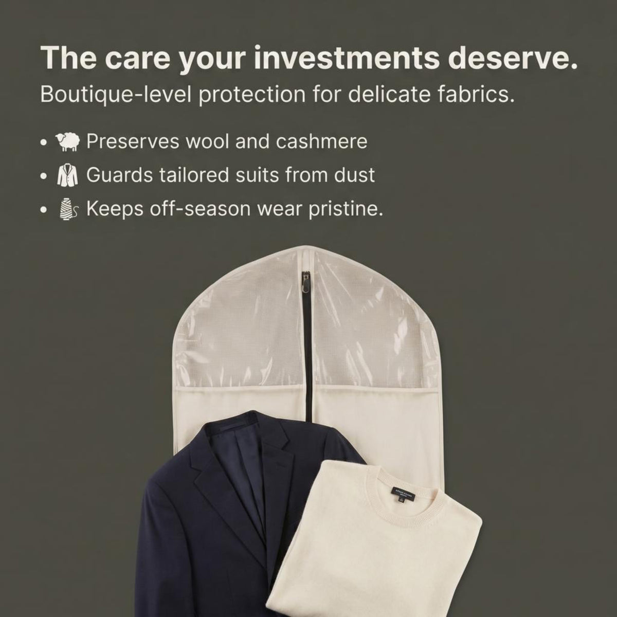 3392 1 Cedarline Collection Hanging Garment Bag