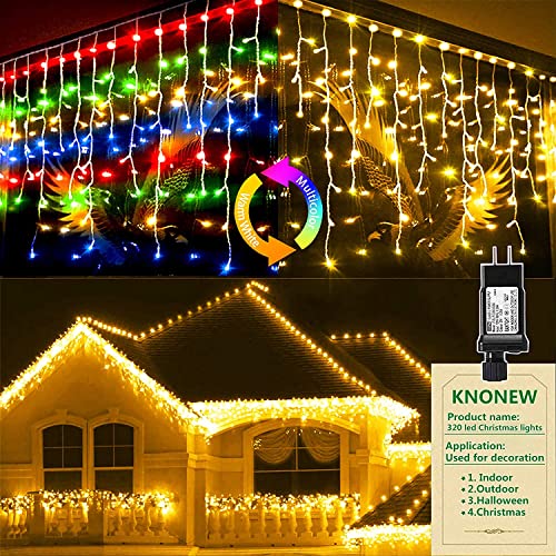 Christmas Lights Outdoor Color Changing Decorations 400 LED 33FT (60 Count)