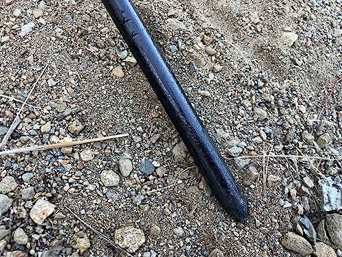 18 Inch Round Steel Concrete Form Stakes with Nail Holes (20 Count)