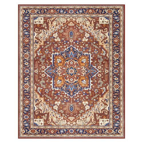 Ultra Thin Washable 8x10 Area Rugs for Living Room