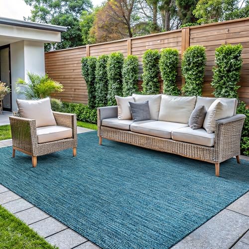 Outdoor Rug 10x14 Modern Area Rugs for Large Indoor and Outdoor Patios and Porches (20160 sq in Count)