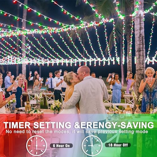 82FT 250 LED Christmas Lights Outdoor