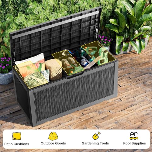 150 Gallon Resin Deck Box