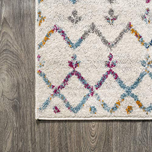 Boho Vintage Diamond Ivory